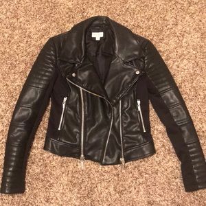 Bisou Bisou faux leather jacket
